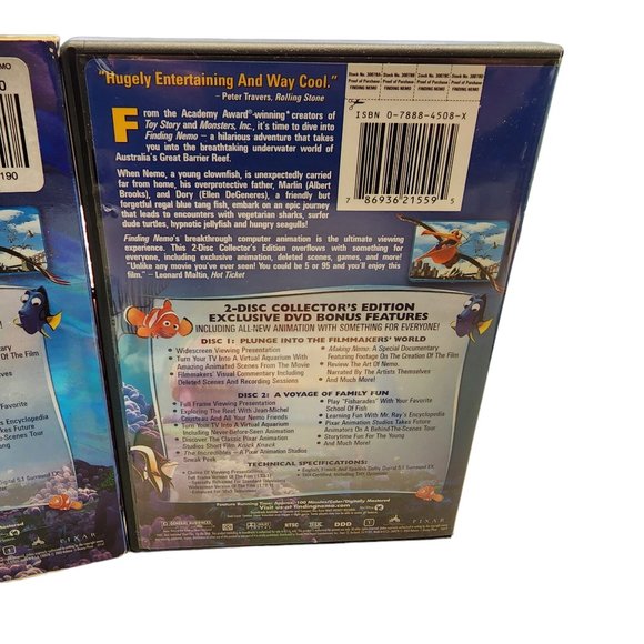 Finding Nemo 2 Disc Collector Edition with CD Rom Game - DVD - Picture 4 of 8